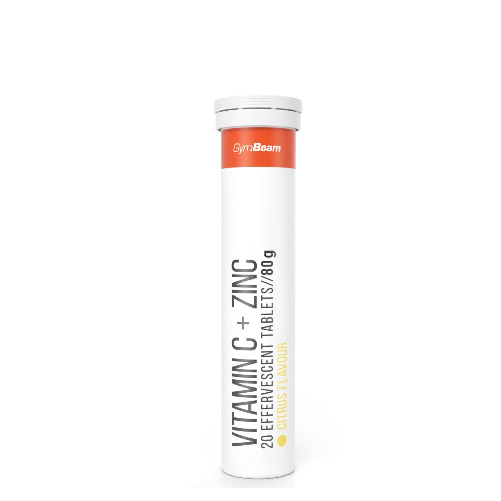 GYMBEAM - VITAMIN C + ZINC - CITRUS - 12 x 20 PEZSGŐTABLETTA