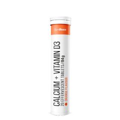 GYMBEAM - CALCIUM + VITAMIN D3 - NARANCS ÍZ - 12 X 20 PEZSGŐTABLETTA