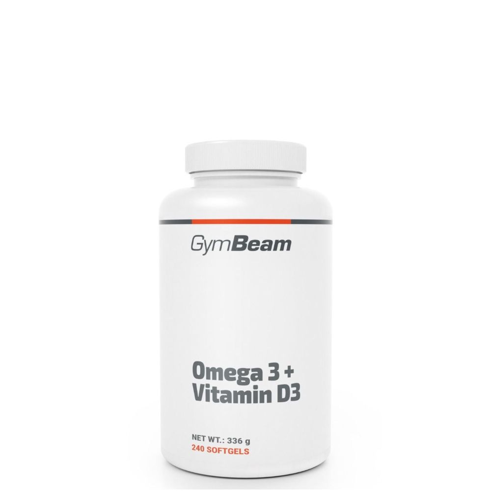 GYMBEAM - OMEGA 3 + D3 VITAMIN - 240 KAPSZULA
