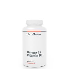 GYMBEAM - OMEGA 3 + D3 VITAMIN - 240 KAPSZULA