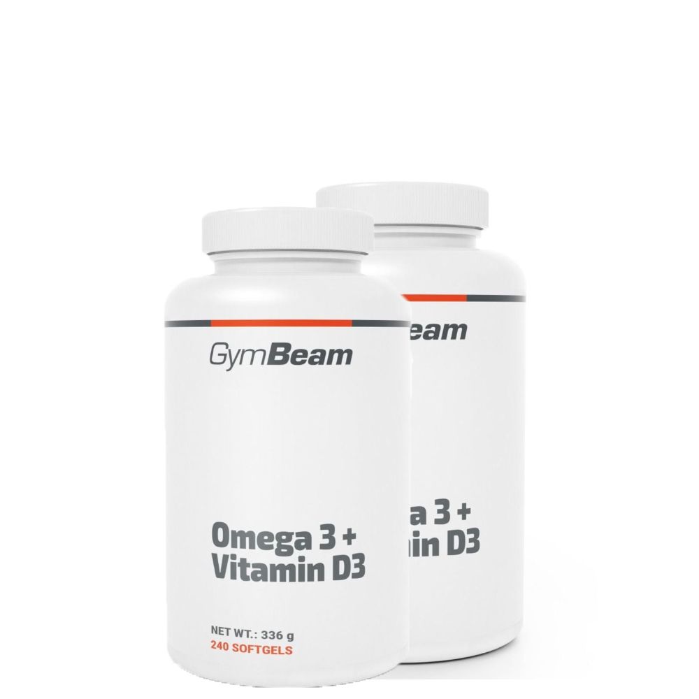 GYMBEAM - OMEGA 3 + D3 VITAMIN - 2 X 240 KAPSZULA