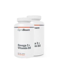 GYMBEAM - OMEGA 3 + D3 VITAMIN - 2 X 240 KAPSZULA