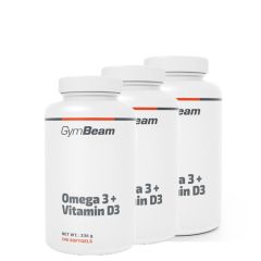 GYMBEAM - OMEGA 3 + D3 VITAMIN - 3 X 240 KAPSZULA