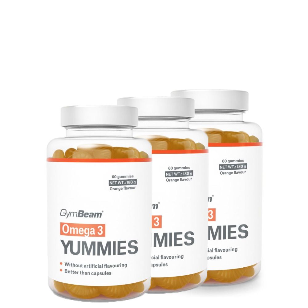 GYMBEAM - OMEGA 3 YUMMIES - 3 x 60 KAPSZULA