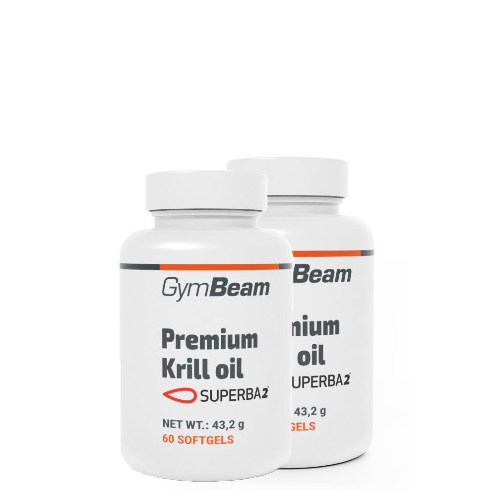 GYMBEAM - PREMIUM KRILL OIL - 2 x 60 KAPSZULA