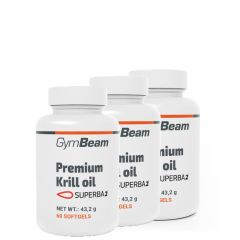 GYMBEAM - PREMIUM KRILL OIL - 3 x 60 KAPSZULA