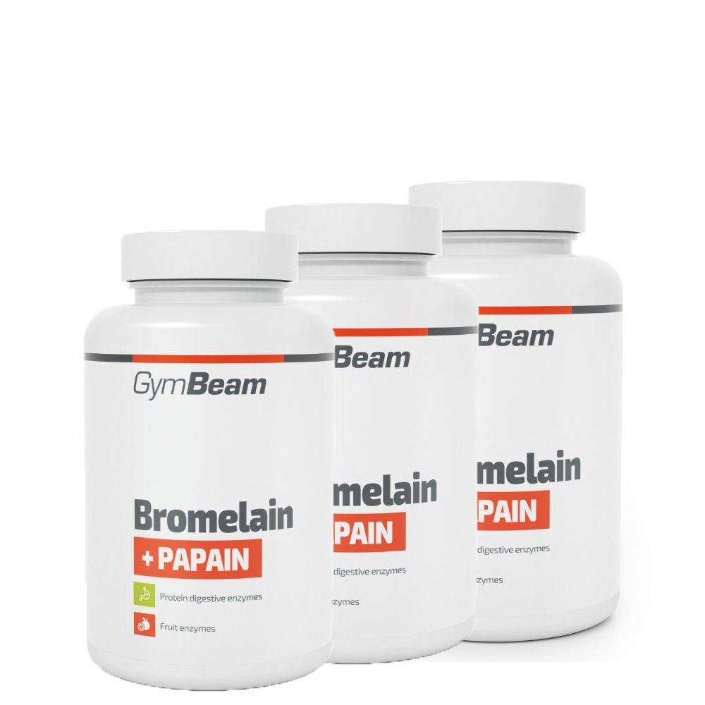 GYMBEAM - BROMELAIN + PAPAIN - 3 x 90 KAPSZULA