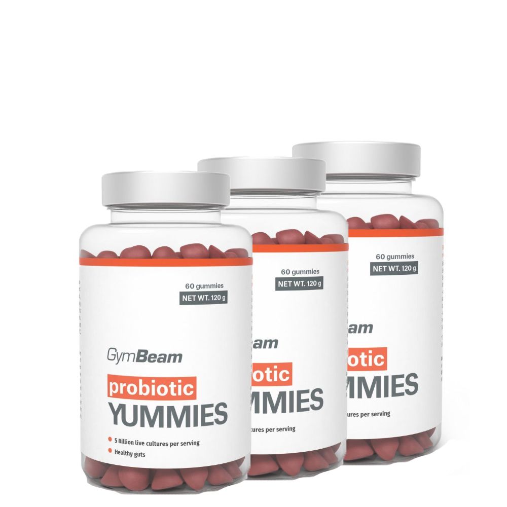 GYMBEAM - YUMMIES PROBIOTIC - 3 X 60 KAPSZULA