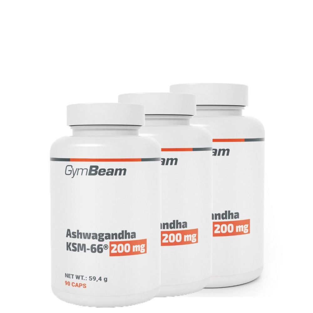 GYMBEAM - ASHWAGANDHA KSM-66 - 3 x 90 KAPSZULA
