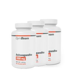 GYMBEAM - ASHWAGANDHA 200 MG - 3 x 90 KAPSZULA