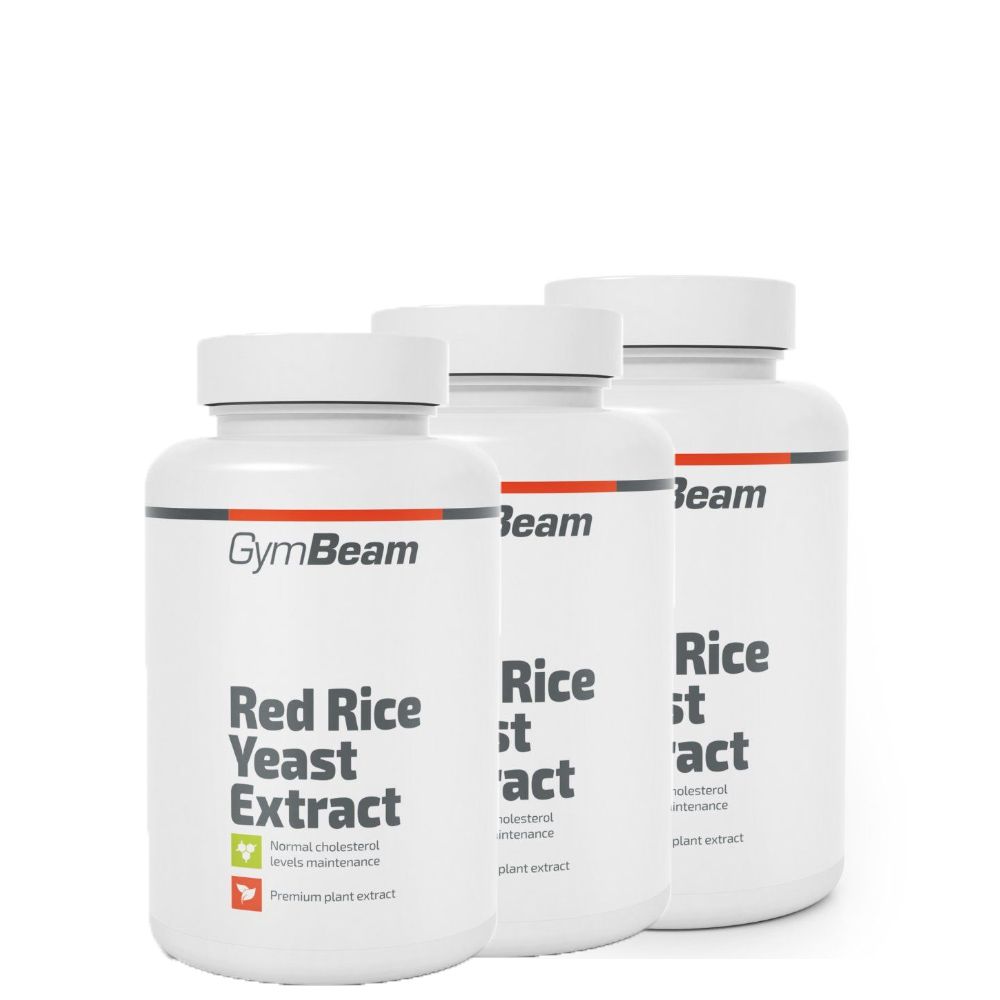 GYMBEAM - RED RICE YEAST EXTRACT - 3 X 90 KAPSZULA