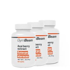 GYMBEAM - ACAI BERRY EXTRACT - 3 x 60 KAPSZULA