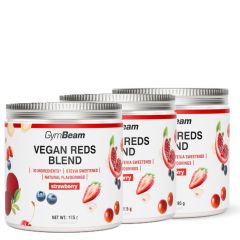 GYMBEAM - VEGAN REDS BLEND - EPER ÍZ - 3 x 195 G