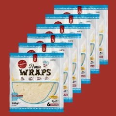NANOSUPPS - PROTEIN WRAPS - EMELT FEHÉRJE TARTALMÚ TORTILLA - 36 DB - 6 x 240 G
