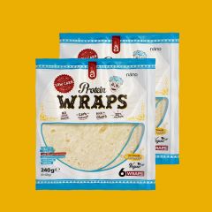 NANOSUPPS - PROTEIN WRAPS - EMELT FEHÉRJE TARTALMÚ TORTILLA - 12 DB - 2 x 240 G