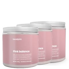 BEAST PINK - PINK BALANCE - EPRES LIMONÁDÉ ÍZ - 3 x 216 g