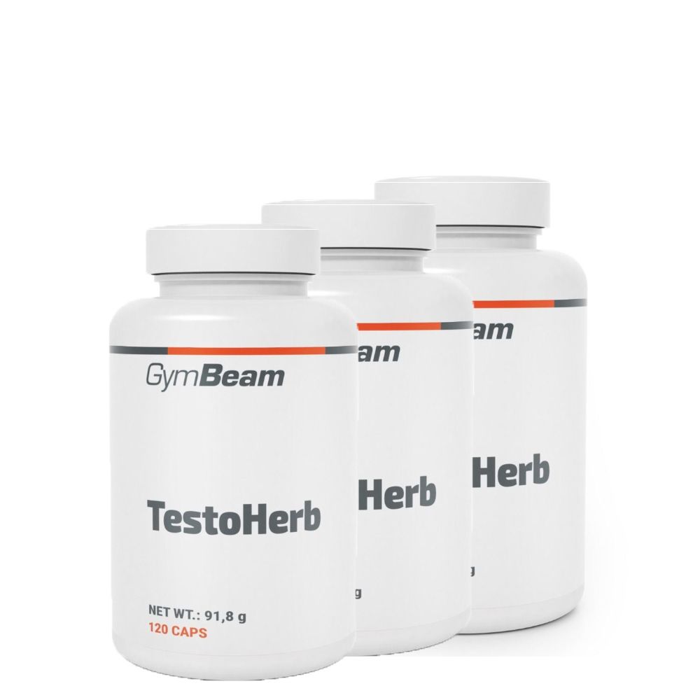 GYMBEAM - TESTOHERB - 3 x 120 KAPSZULA