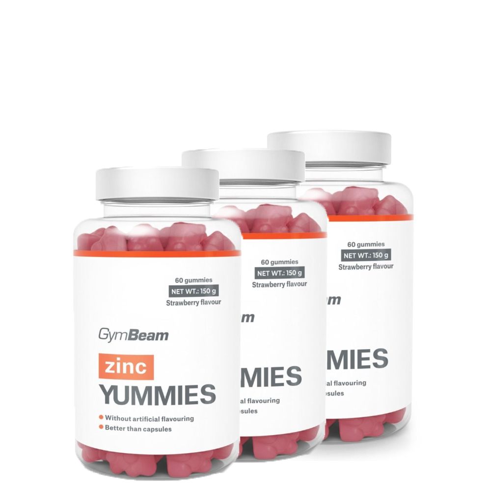 GYMBEAM - ZINC YUMMIES - 3 x 60 KAPSZULA