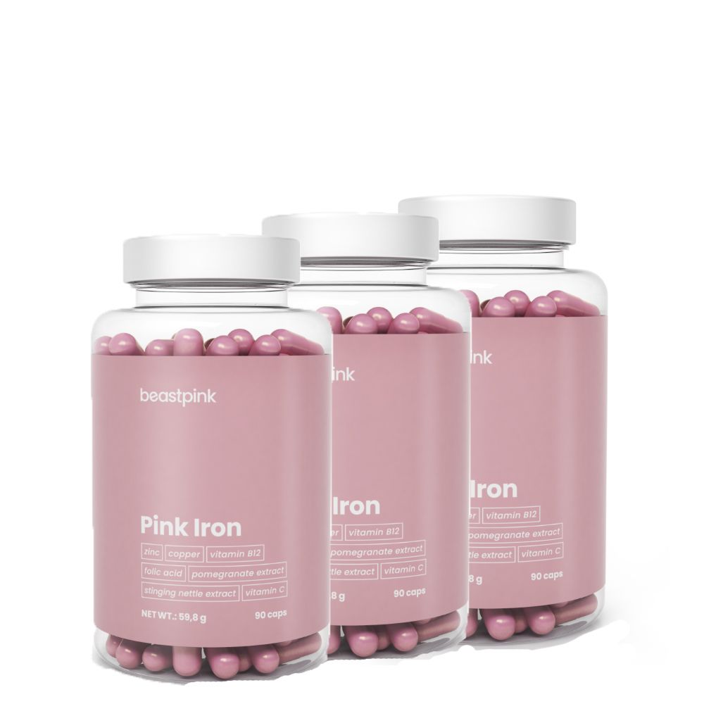 BEAST PINK - PINK IRON - 3 x 90 KAPSZULA