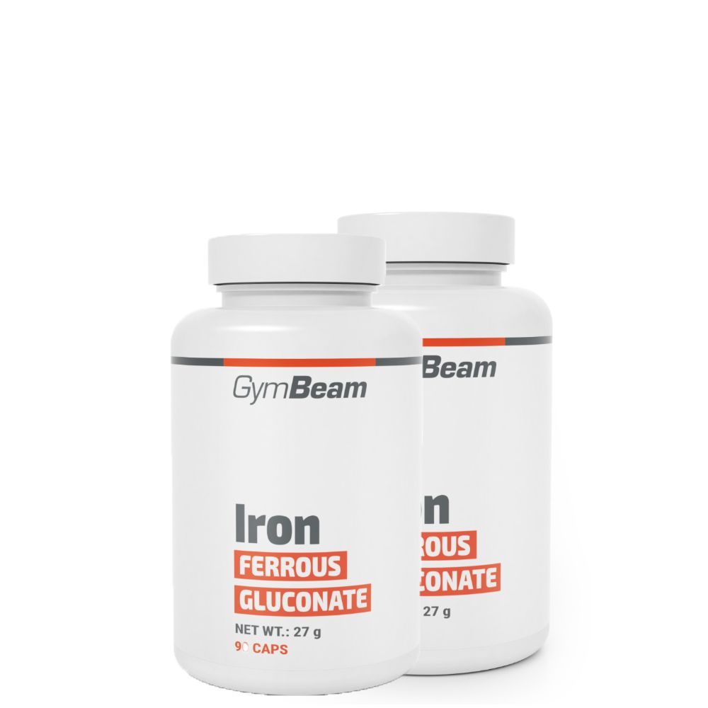 GYMBEAM - IRON FERROUS GLUCONATE - 2 x 90 KAPSZULA