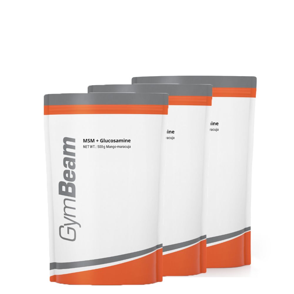 GYMBEAM - MSM + GLUCOSAMINE - 3 x 500 G