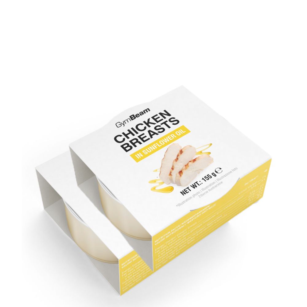 GYMBEAM - CSIRKEMELL NAPRAFORGÓOLAJBAN - 2 x 155 G