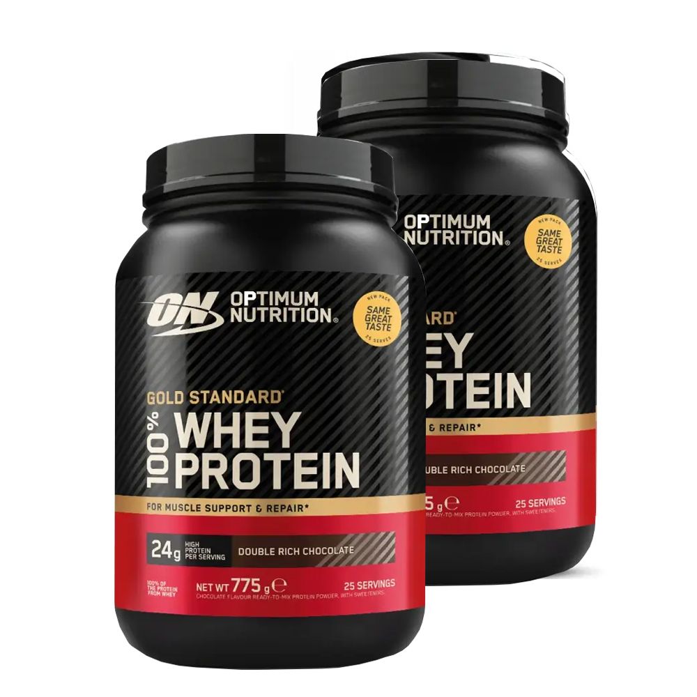 OPTIMUM NUTRITION - 100% GOLD STANDARD WHEY - 2 X 768 G