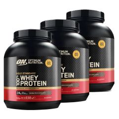OPTIMUM NUTRITION - 100% GOLD STANDARD WHEY - 3 X 2000 G