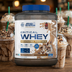APPLIED NUTRITION - CRITICAL WHEY - ADVANCED PROTEIN POWDER - 2000 G -  FRAPPUCCINO