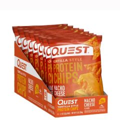 QUEST NUTRITION - PROTEIN TORTILLA CHIPS - MAGAS FEHÉRJE TARTALMÚ PROTEIN CHIPS - 8x32 G