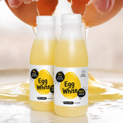 PROTEIN FARM - LIQUID EGG WHITES - 100% PASZTŐRÖZÖTT TOJÁSFEHÉRJE LÉ - 2x500 G