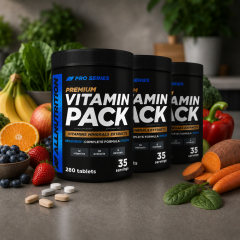 ALLNUTRITION - PRO SERIES - PREMIUM VITAMIN PACK - KOMPLEX VITAMIN- ÉS ÁSVÁNYIANYAG-CSOMAG - 3x35 CSOMAG