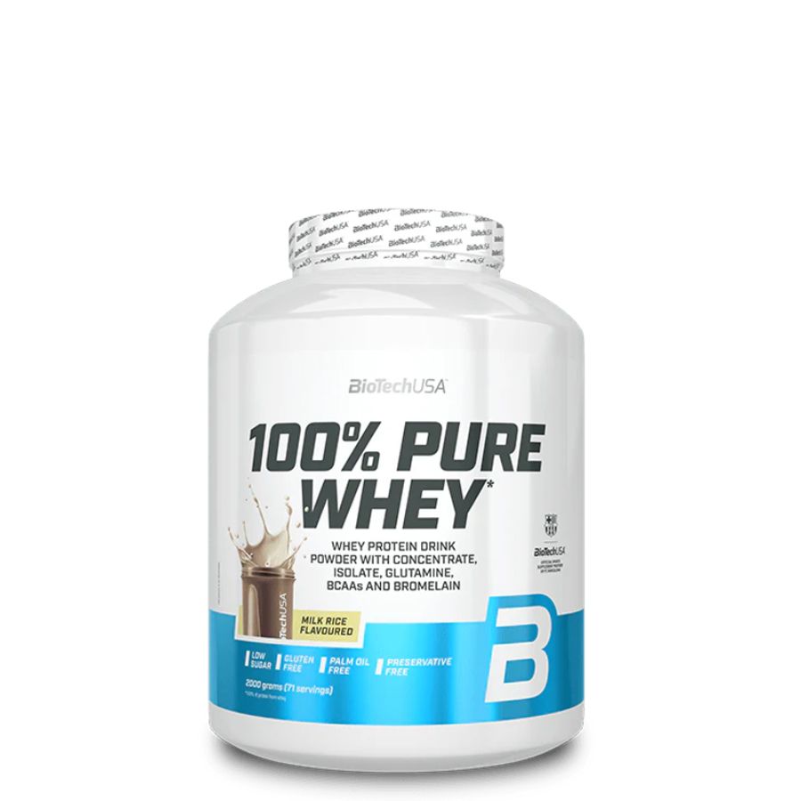 BioTech USA - 100% PURE WHEY TEJSAVÓ FEHÉRJE - 2000 G