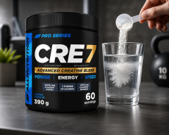 ALLNUTRITION - PRO SERIES - CRE7 - HÉT KOMPONENSŰ KREATIN FORMULA, CITRULLINNAL,TAURINNAL ÉS MAGNÉZIUMMAL - 390 G - CITROM
