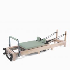 LIVENESS - PTX-3000 FOLDABLE WOODEN REFORMER - ÖSSZECSUKHATÓ FAVÁZAS PILATES REFORMER - 241 x 78 x 56 CM