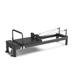 LIVENESS - PTX-7500 BLACK PEARL - ALUMINIUM REFORMER - ALUMINIUMVÁZAS PROFESSZIONÁLIS PILATES REFORMER - 245 x 76 x 81 CM