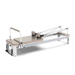 LIVENESS - PTX-8000 MOON SAND - ALUMINIUM REFORMER - ALUMINIUMVÁZAS PROFESSZIONÁLIS PILATES REFORMER - 245 x 76 x 85 CM
