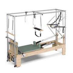 LIVENESS - PTX-6000 WOODEN CADILLAC REFORMER - PRÉMIUM FAVÁZAS PROFESSZIONÁLIS PILATES REFORMER - 243 x 87 x 193 CM