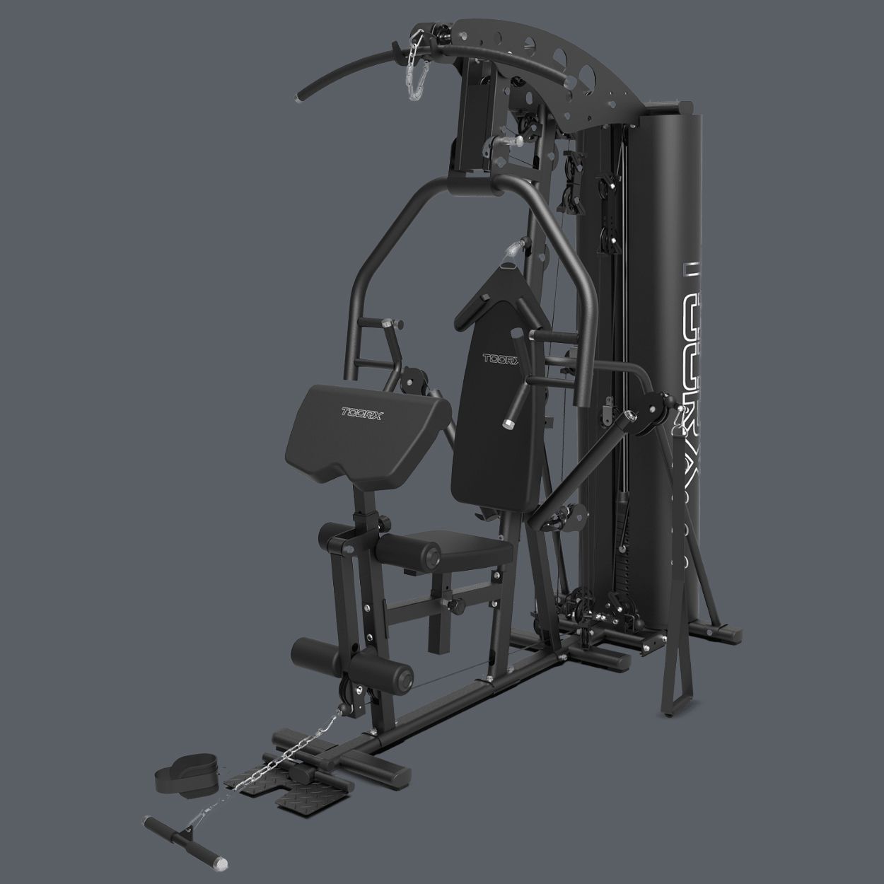 TOORX FITNESS - MSX-1000 MULTIFUNKCIÓS EDZŐÁLLOMÁS - 90 KG LAPSÚLLYAL