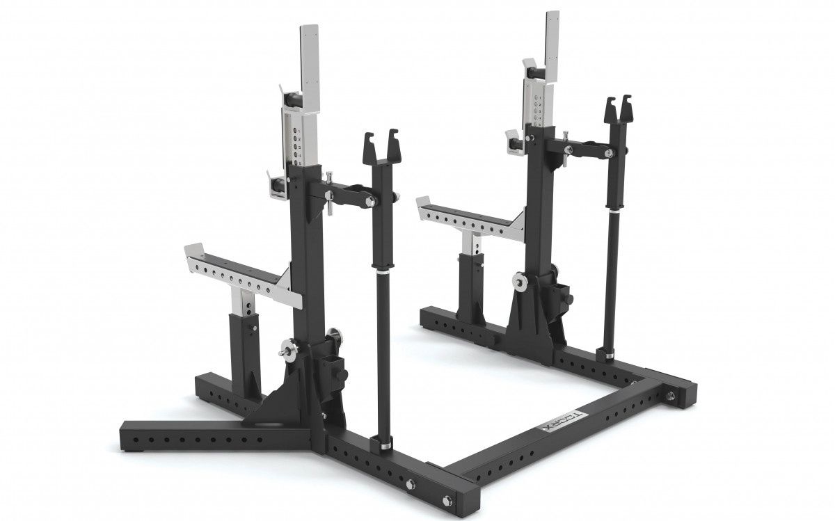TOORX FITNESS - POWERLIFTING COMBO RACK - PROFESSZIONÁLIS FEKVENYOMÓ PAD ÁLLVÁNNYAL