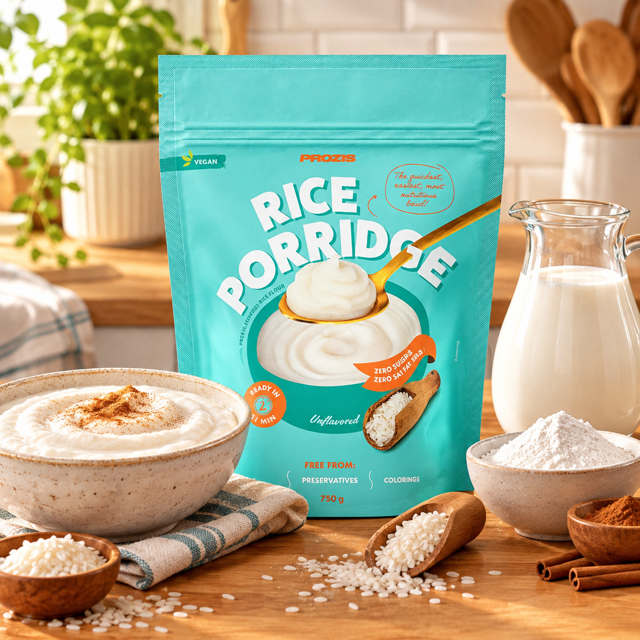 PROZIS - RICE PORRIDGE - RIZSKÁSA - 750 G - NATÚR