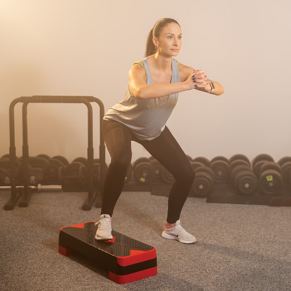 INSPORTLINE - AEROBIC STEP LÉPCSŐ AS150 - FEKETE