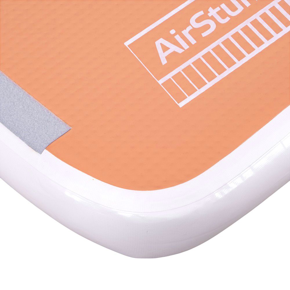 INSPORTLINE - AIRTRACK TORNASZŐNYEG AIRSTUNT 400X100X10 CM MOCHA MOUSSE ELEKTROMOS PUMPÁVAL