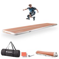 INSPORTLINE - AIRTRACK TORNASZŐNYEG AIRSTUNT 500X100X10 CM MOCHA MOUSSE