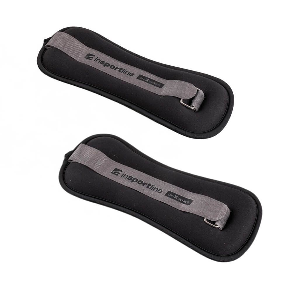 INSPORTLINE - CSUKLÓ/BOKA SÚLY ON-X NEOPRENER 2X2 KG - FEKETE