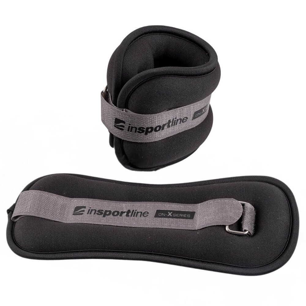INSPORTLINE - CSUKLÓ/BOKA SÚLY ON-X NEOPRENER 2X2 KG - FEKETE