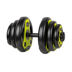 INSPORTLINE - EGYKEZES SÚLYZÓ SZETT 3-18 KG FEKETE-ZÖLD