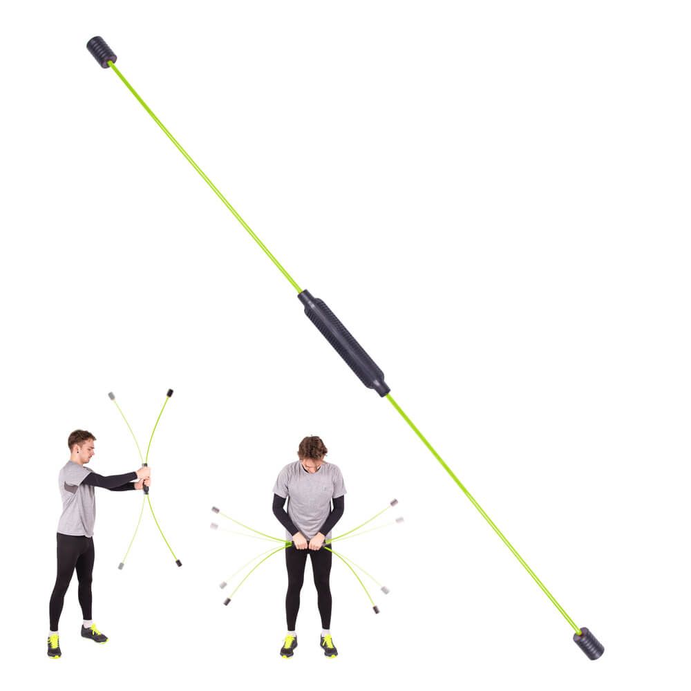 INSPORTLINE - ERŐSÍTŐ RÚD FLEXI BAR EASY - FEKETE