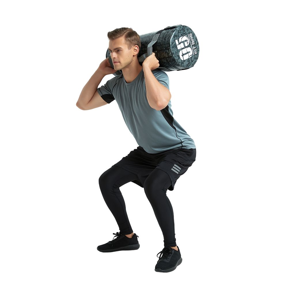 INSPORTLINE - ERŐSÍTŐ ZSÁK FOGANTYÚKKAL FITBAG CAMU 20 KG