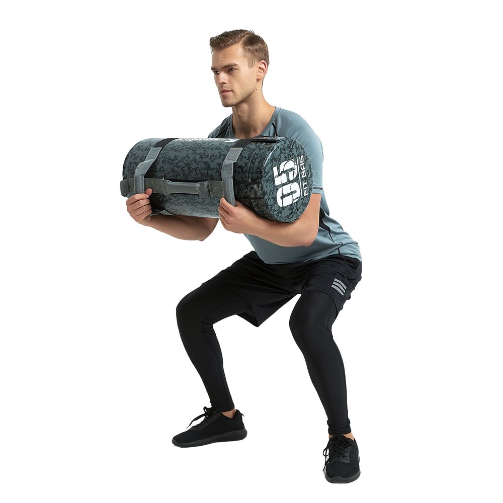 INSPORTLINE - ERŐSÍTŐ ZSÁK FOGANTYÚKKAL FITBAG CAMU 20 KG